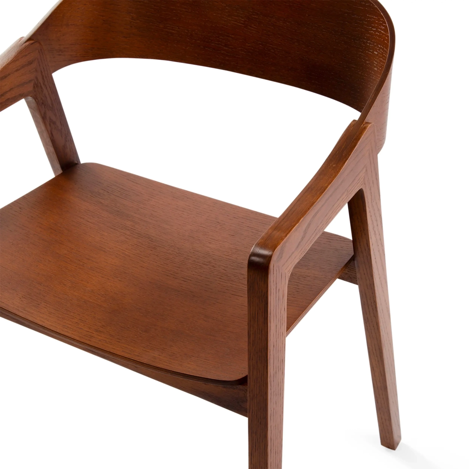 Skandynawskie krzesło dębowe z podłokietnikami Soho | Skandynawski minimalistyczny design