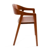 Sedia nordica in rovere con braccioli Soho | Design minimalista scandinavo