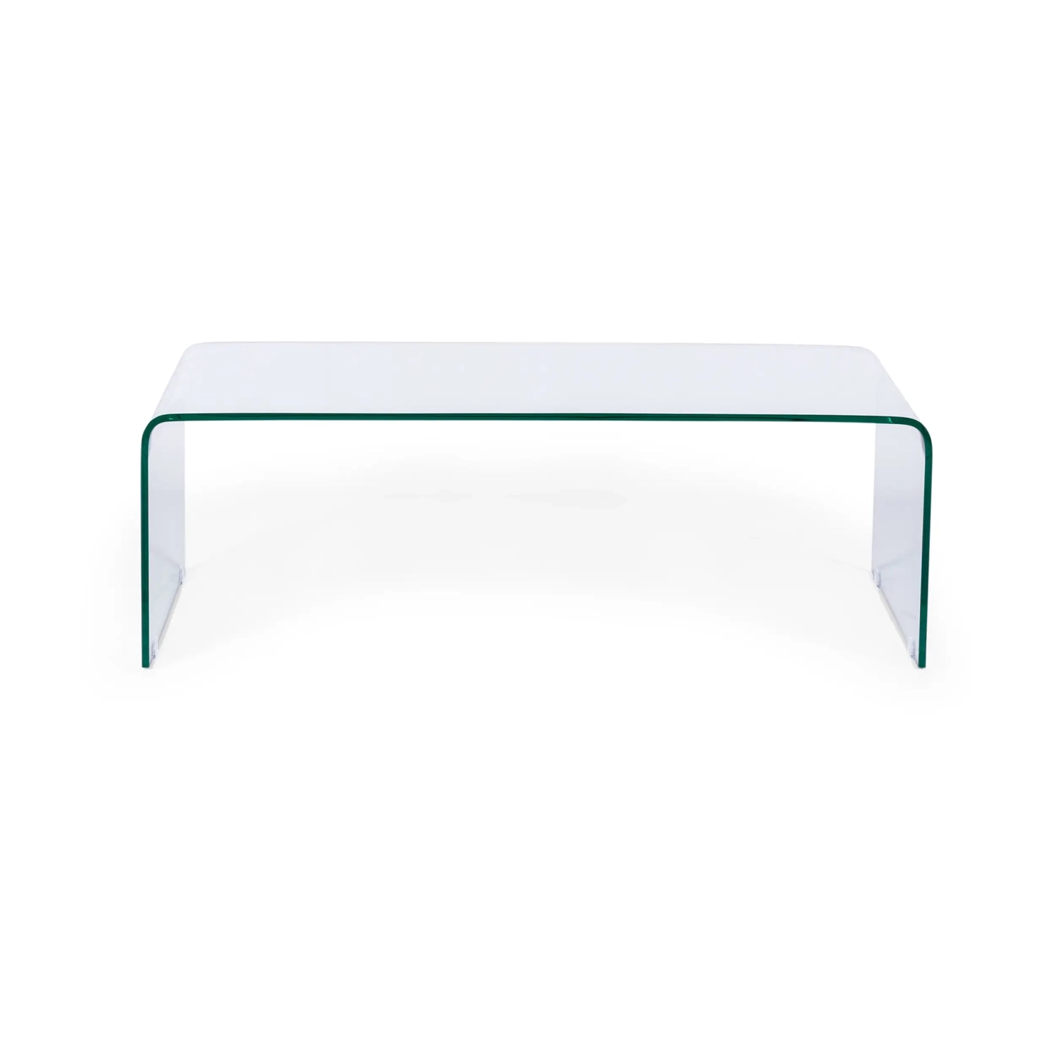 Table basse Coffee Ice : verre trempé transparent de 12 mm
