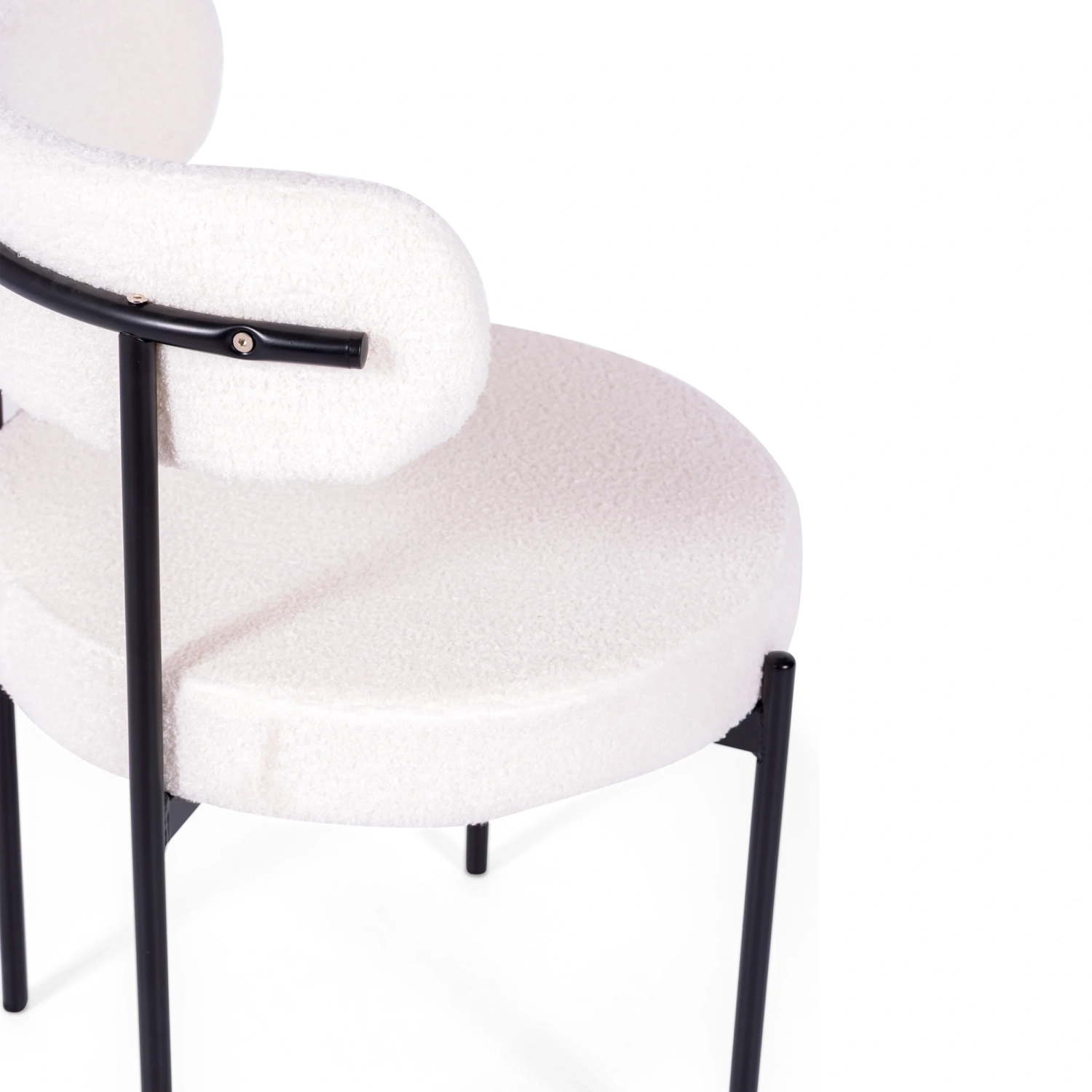 Cadeira Lenine estofada em veludo - design elegante e moderno 🪑