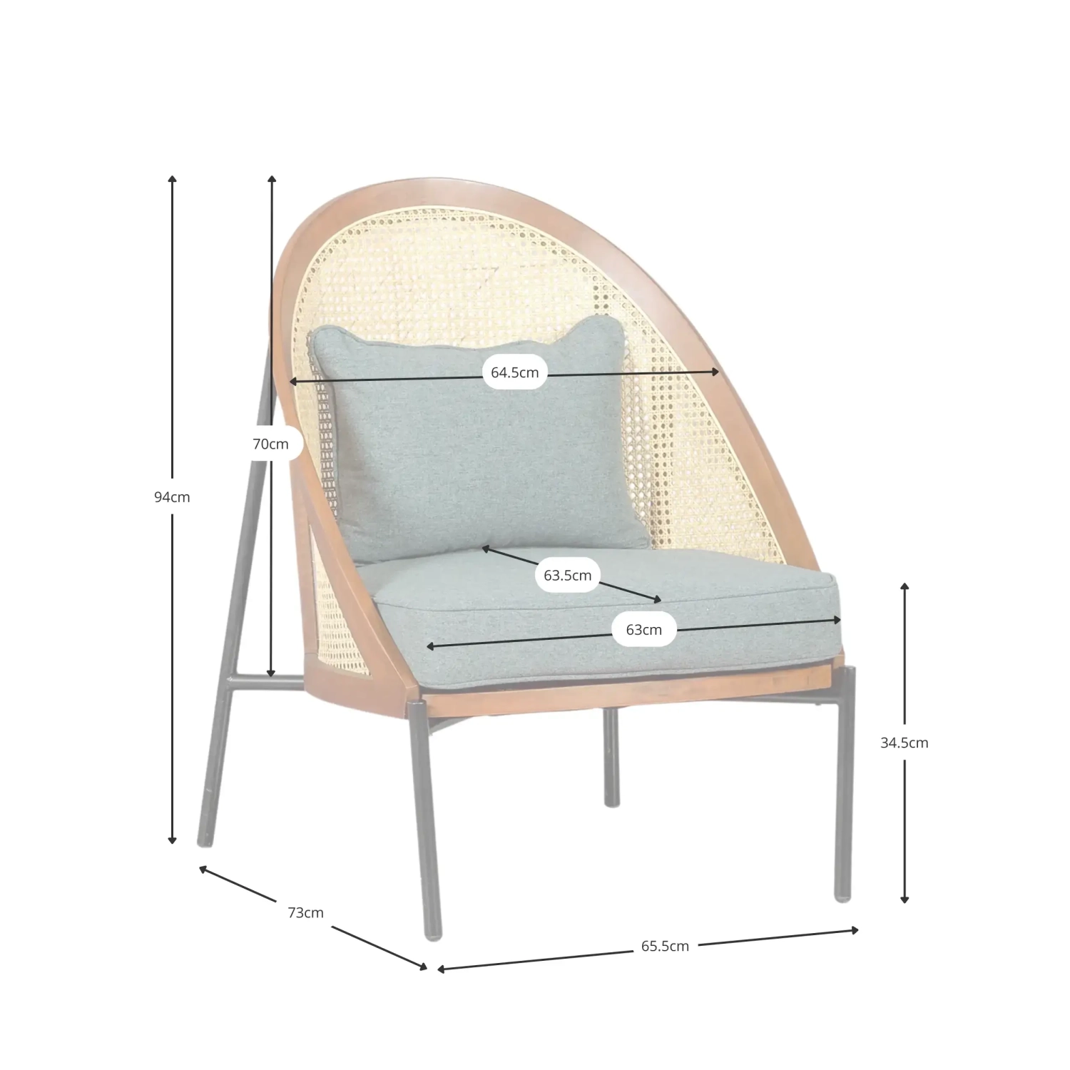 Robin Chair in Natural Rattan - rottinkituolit - rottinkituolit - Mobelarium
