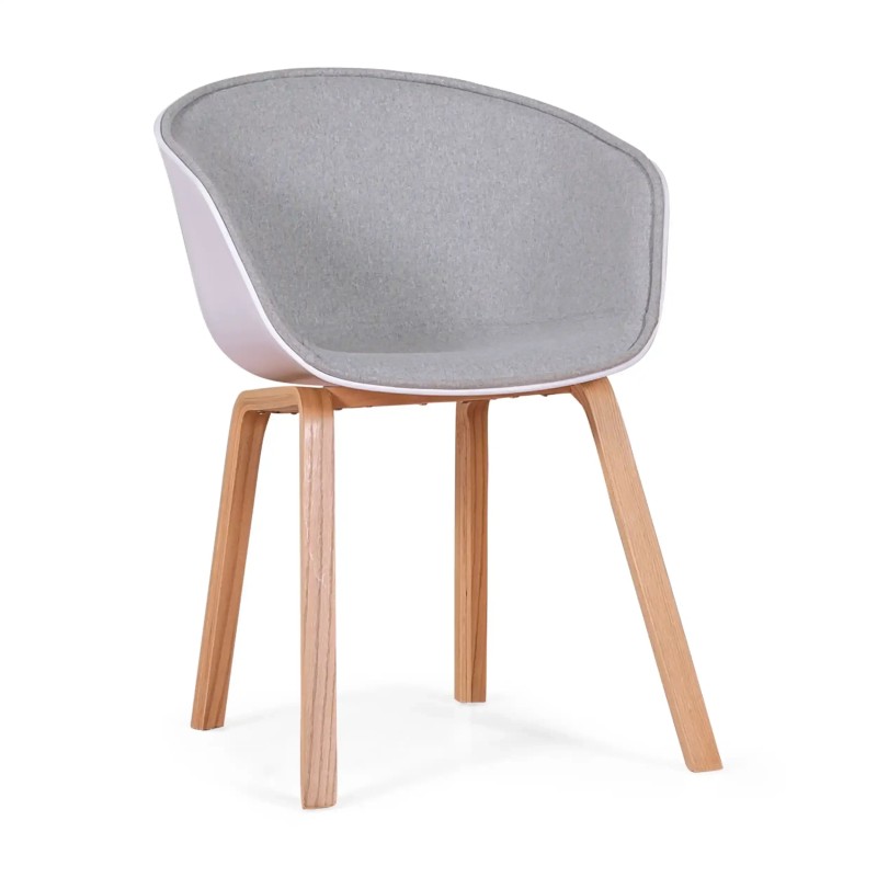 Daxer Chaise couette tapissée en coton - Meubles Concept