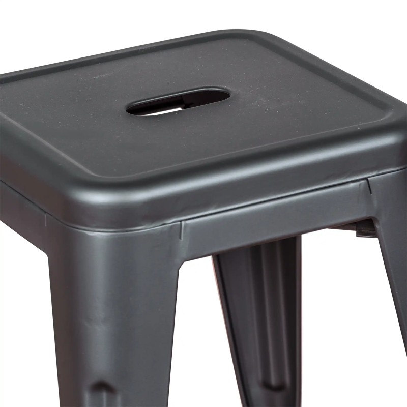 Kruk industrieel Bistro 45CM Mat - Industriële stoelen en krukken