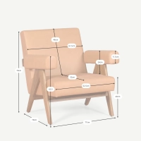 Lounge-Sessel Compass - Retro-Vintage in italienischem Leder - - - Mobelarium