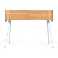 Mesa de secretária Oakland - Madeira de carvalho e design moderno - - Madeira de carvalho e design moderno Mueble Design