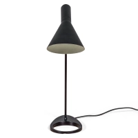 Lampa stołowa Jhon | Stalowy design inspirowany Arne Jacobsenem