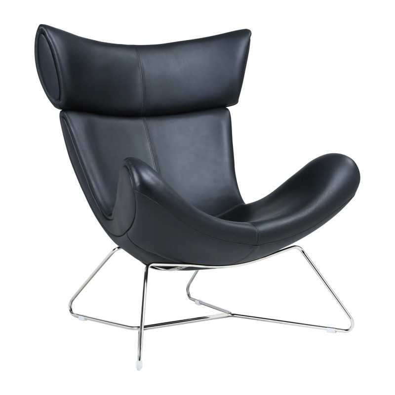 Emola Chair in Italian Leather : Modern armchair of premium design
