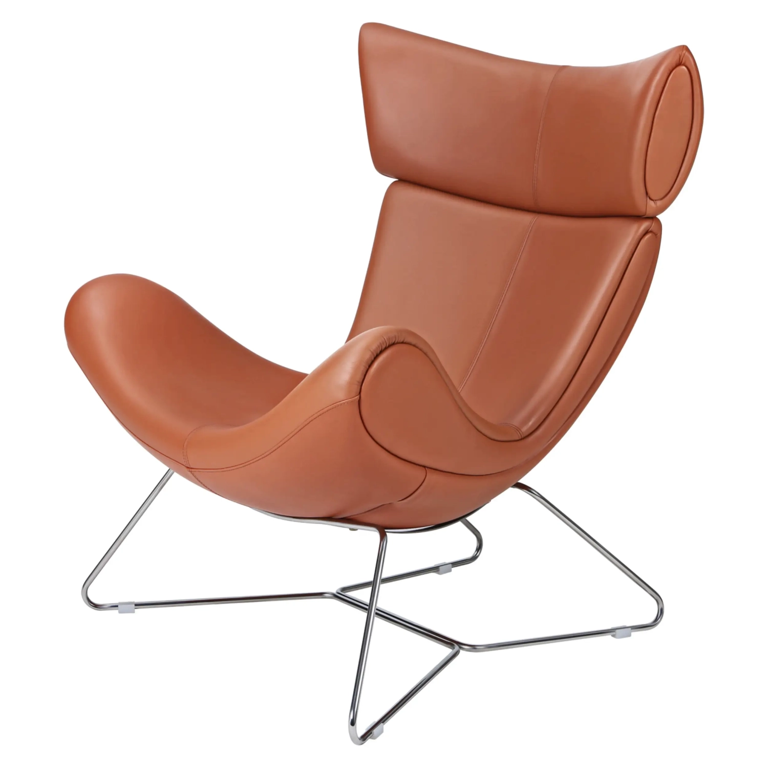Emola Stuhl aus italienischem Leder : Moderner Sessel im Premium-Design