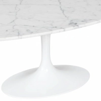 Inspiración Mesa de Centro Tulip de Mármol Carrara - Mueble Design