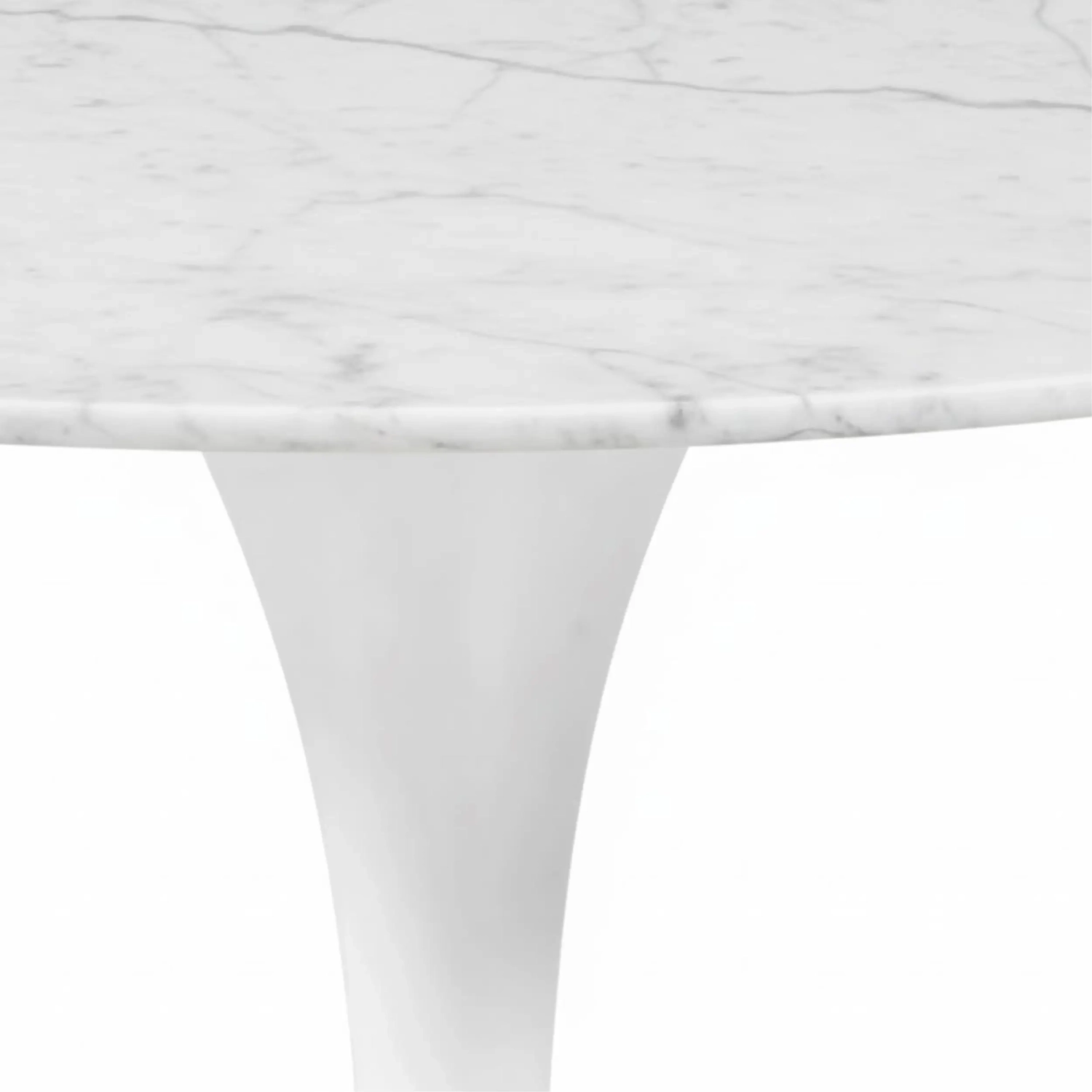 Lotus Coffee Table 120cm in Marble Carrara