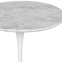 Mesa de apoio Inspiration Tulip Mesa de apoio em mármore de Carrara Ø50 cm Mueble Design
