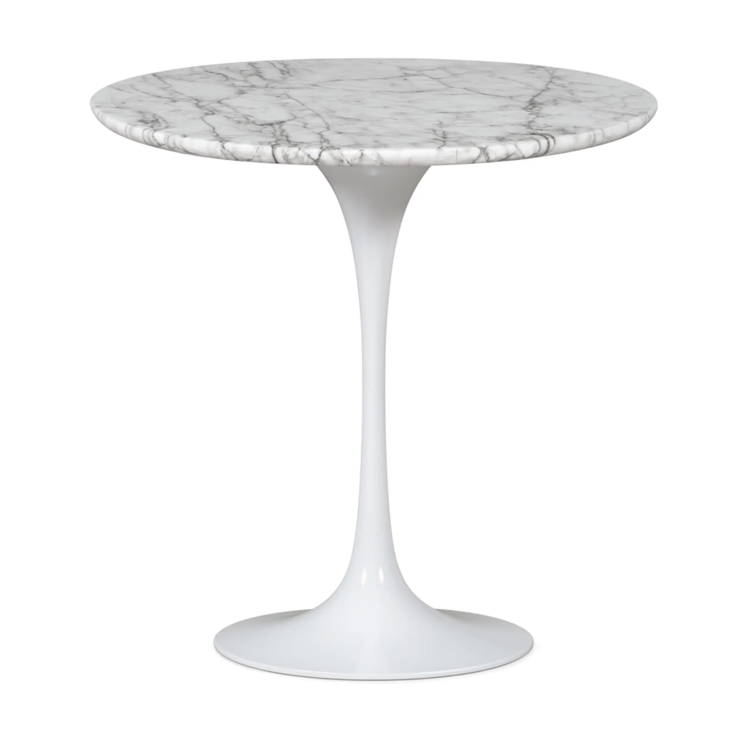 Inspiration Table d'appoint Tulip Table d'appoint en marbre de Carrare Ø50 cm Meubles Concept