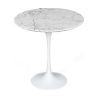 Inspiration Table d'appoint Tulip Table d'appoint en marbre de Carrare Ø50 cm Meubles Concept