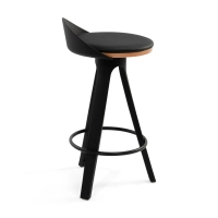 Barstol Deco design med sits i bok och konstläder