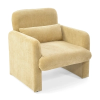 Bristol minimalistische gestoffeerde fauteuil bekleed met schuim met hoge dichtheid