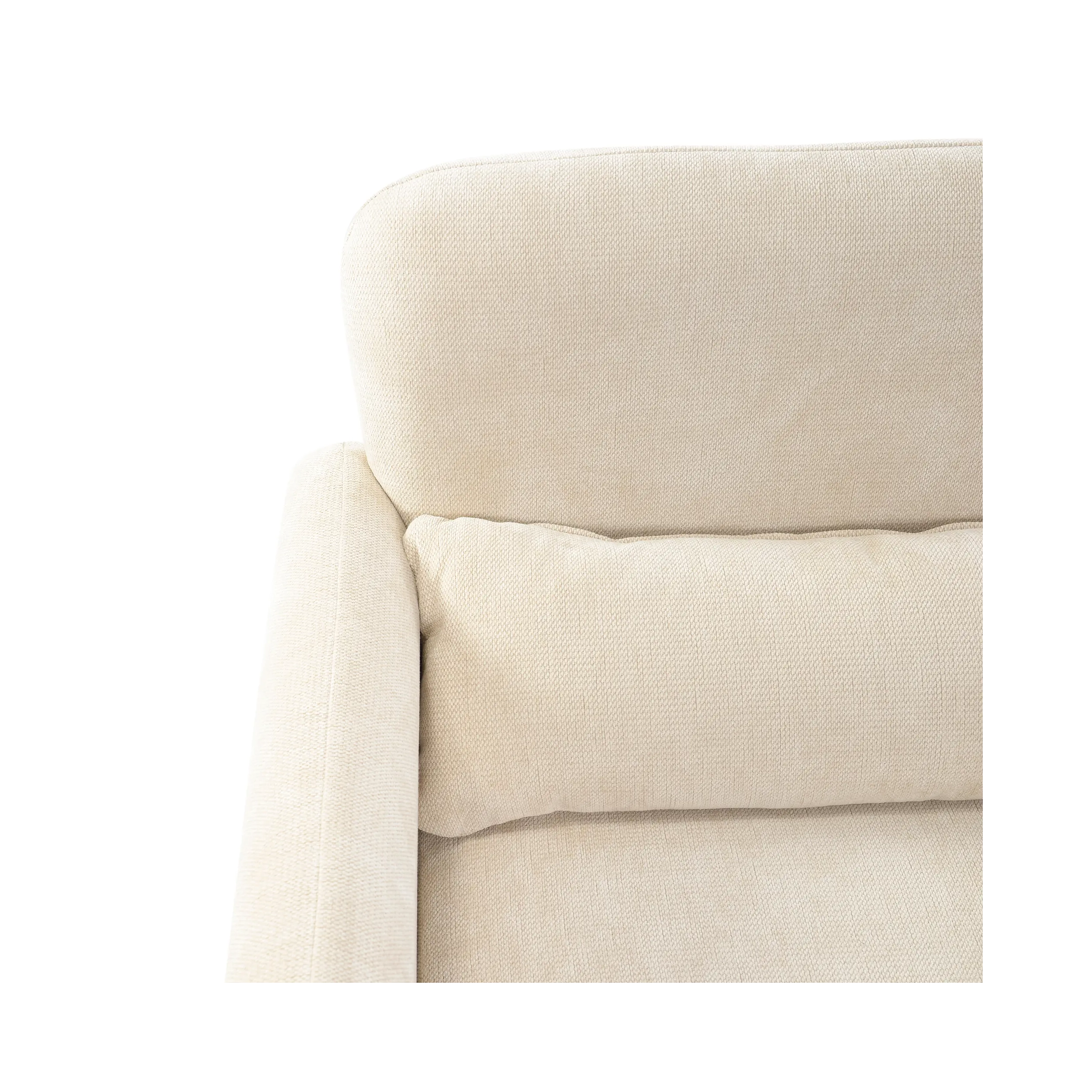 Bristol minimalist upholstered armchair : High-density foam