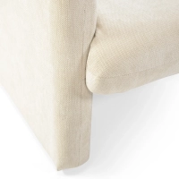 Bristol minimalist upholstered armchair : High-density foam