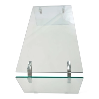Coffee table in tempered glass | Dresden