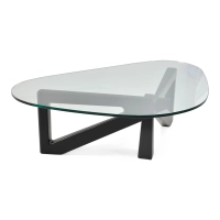 Design salontafel van gehard glas - Nodda