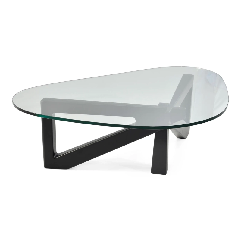 Mesa de centro de diseño en cristal templado - Nodda