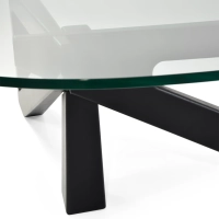 Designat soffbord i härdat glas - Nodda