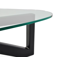 Designer Couchtisch aus gehärtetem Glas - Nodda