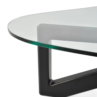 Design-sohvapöytä karkaistua lasia - Nodda