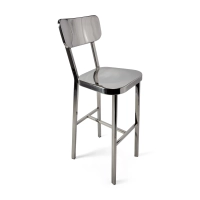 Stool stainless steel chrome-plated high - Delawere