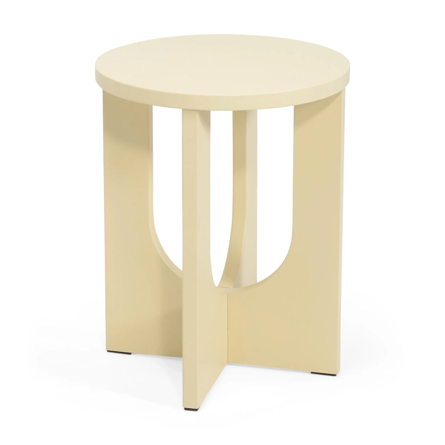 Tavolino in legno Flop | Design laccato rotondo 40 cm