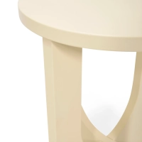 Table d'appoint en bois Flop - rond laqué 40 cm
