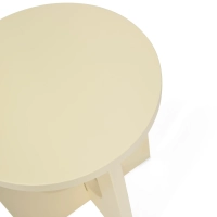 Table d'appoint en bois Flop - rond laqué 40 cm