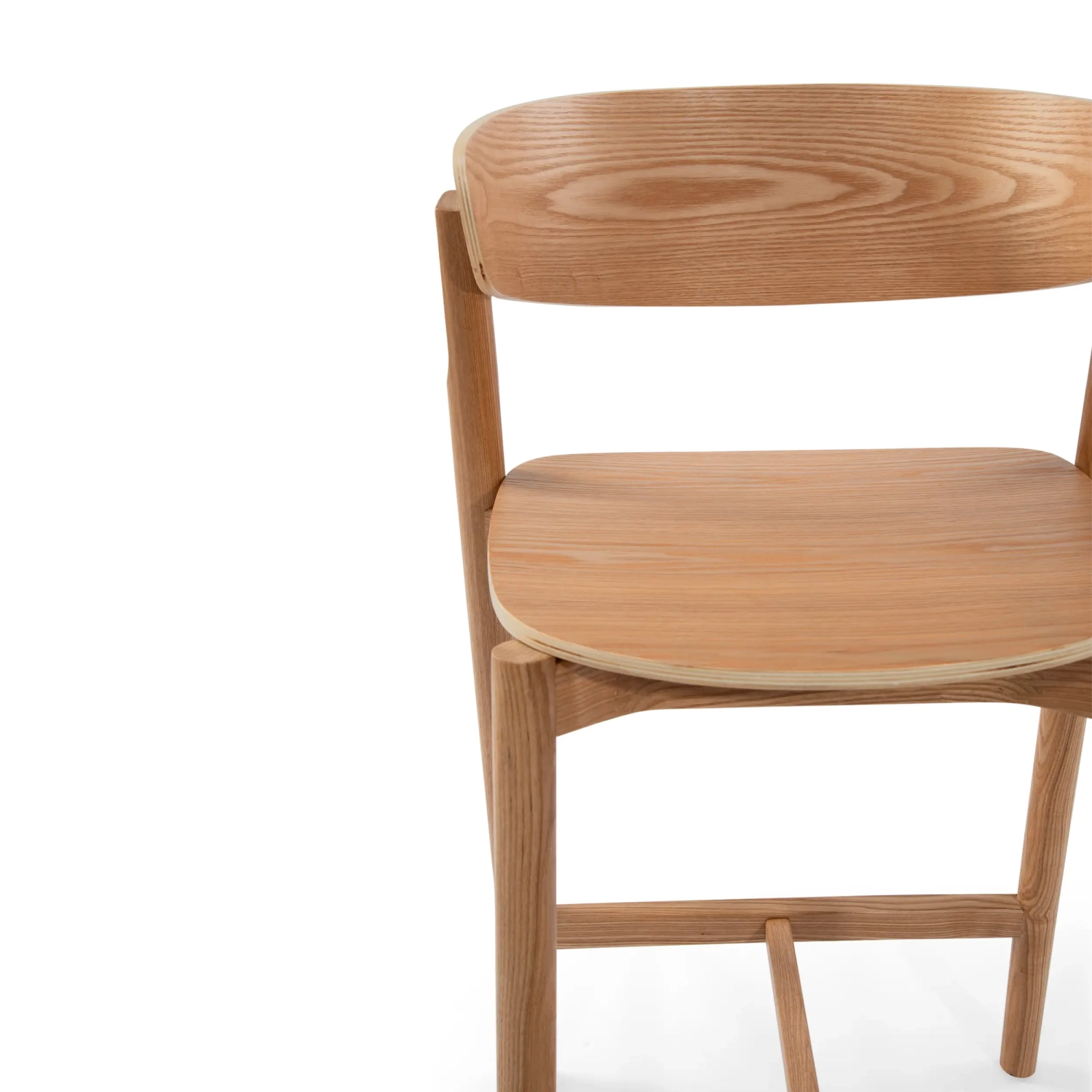 Tabouret haute en frêne naturel - Notorius