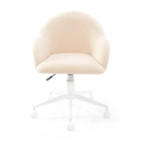 Silla de oficina bouclé con altura regulable - Notorius