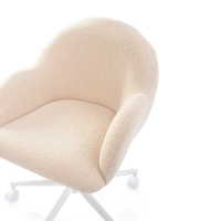 Silla de oficina bouclé con altura regulable - Notorius