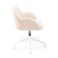 Height-adjustable bouclé office chair - Notorius