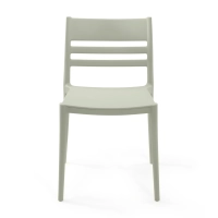 Stackable polypropylene chair suitable for outdoor use - Creta