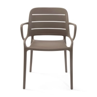 Silla de exterior en polipropileno apilable - Sunset