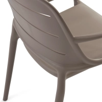 Stapelbare polypropyleen buitenstoel - Sunset