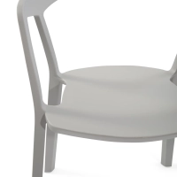 Silla apilable para comedor y exterior - Krilen