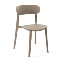 Silla de diseño en polipropileno apilable - Sun