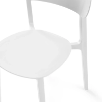 Silla de diseño en polipropileno apilable - Sun