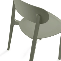 Stohovatelná designová židle z polypropylenu - Sun