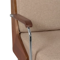 Industrielles Sofa Daneu mit Baumwollbezug-Holzsofas-Mobelarium