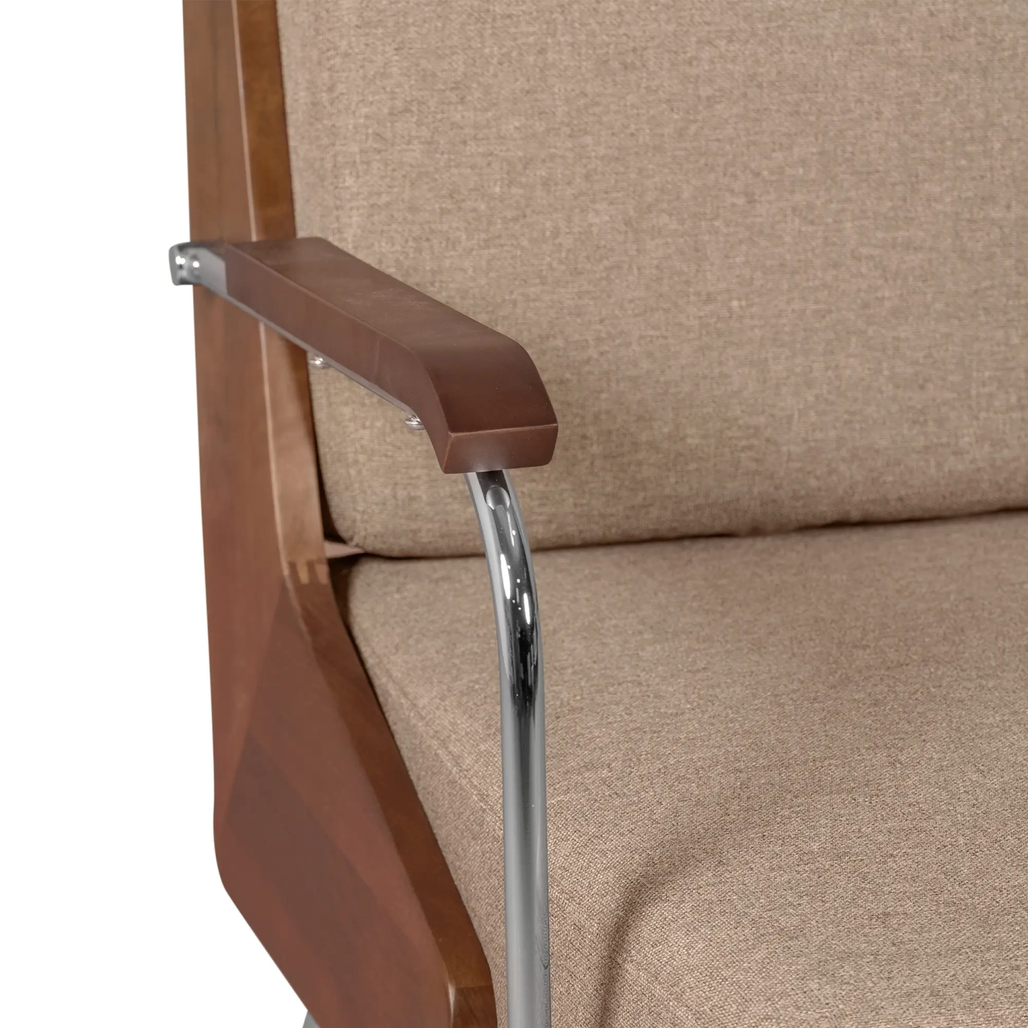 Industrielles Sofa Daneu mit Baumwollbezug-Holzsofas-Mobelarium