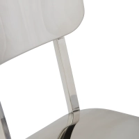 Delawere chair in stainless steel : Elegant industrial design