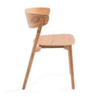 Naturalne jesionowe krzesło do jadalni Notorius | Elegancki design skandynawia
