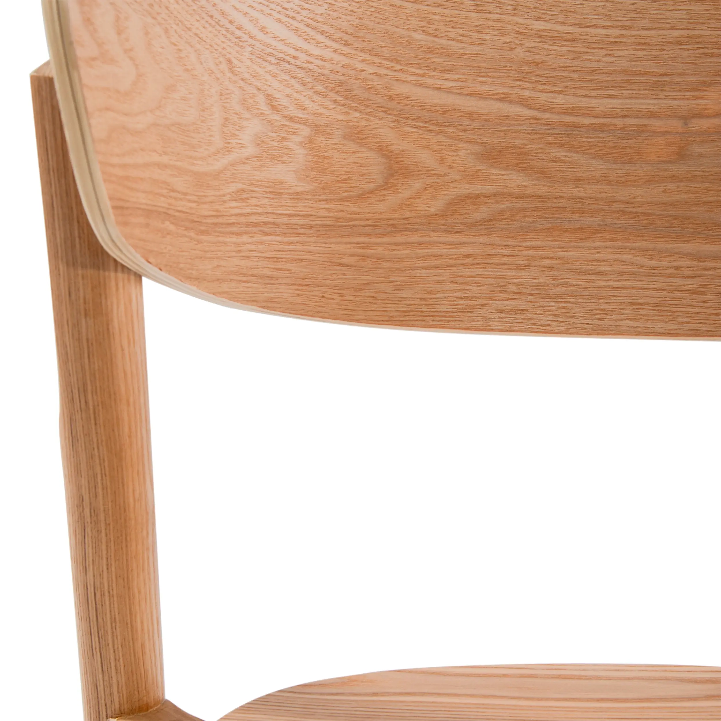 Naturalne jesionowe krzesło do jadalni Notorius | Elegancki design skandynawia