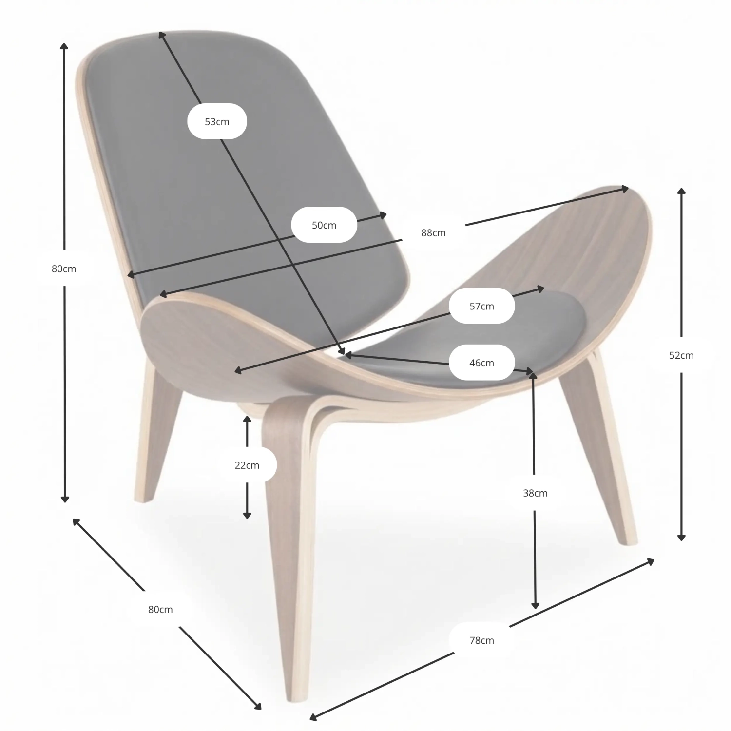Židle Inspiration Wishbone CH24 - Severské židle - Designový nábytek