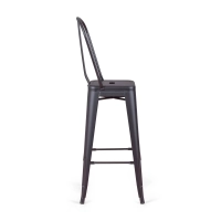 Bistro Style Industriehocker mit Rückenlehne - Industriehocker