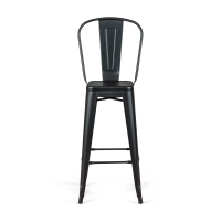 Bistro Style Industriehocker mit Rückenlehne - Industriehocker